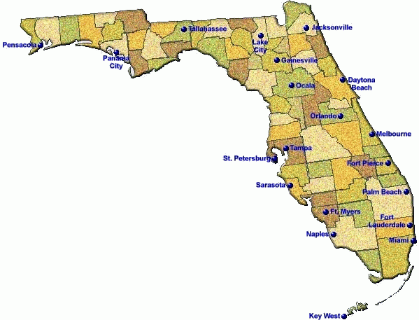 [Map: Florida]